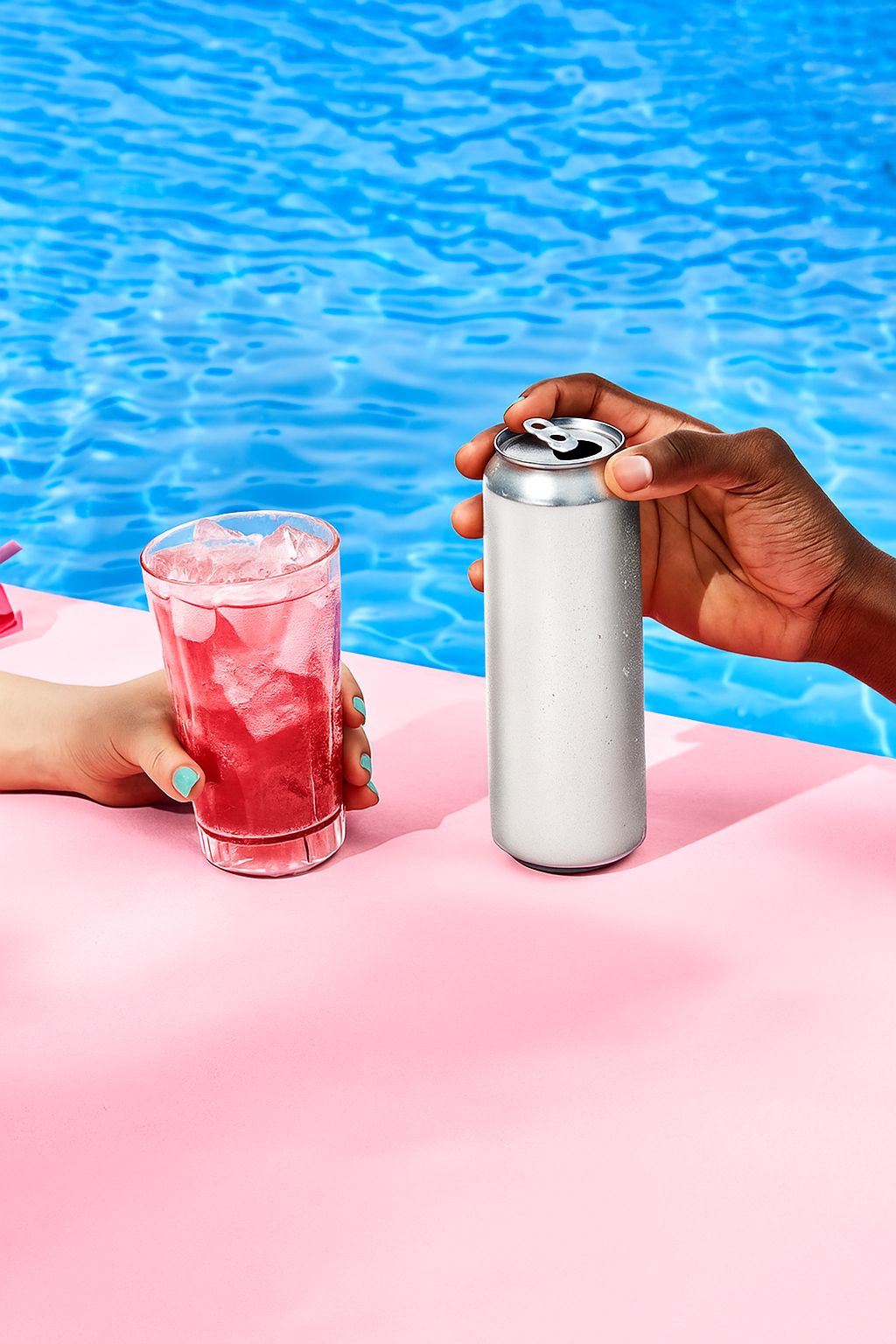 Donut Pink Frost refrescante