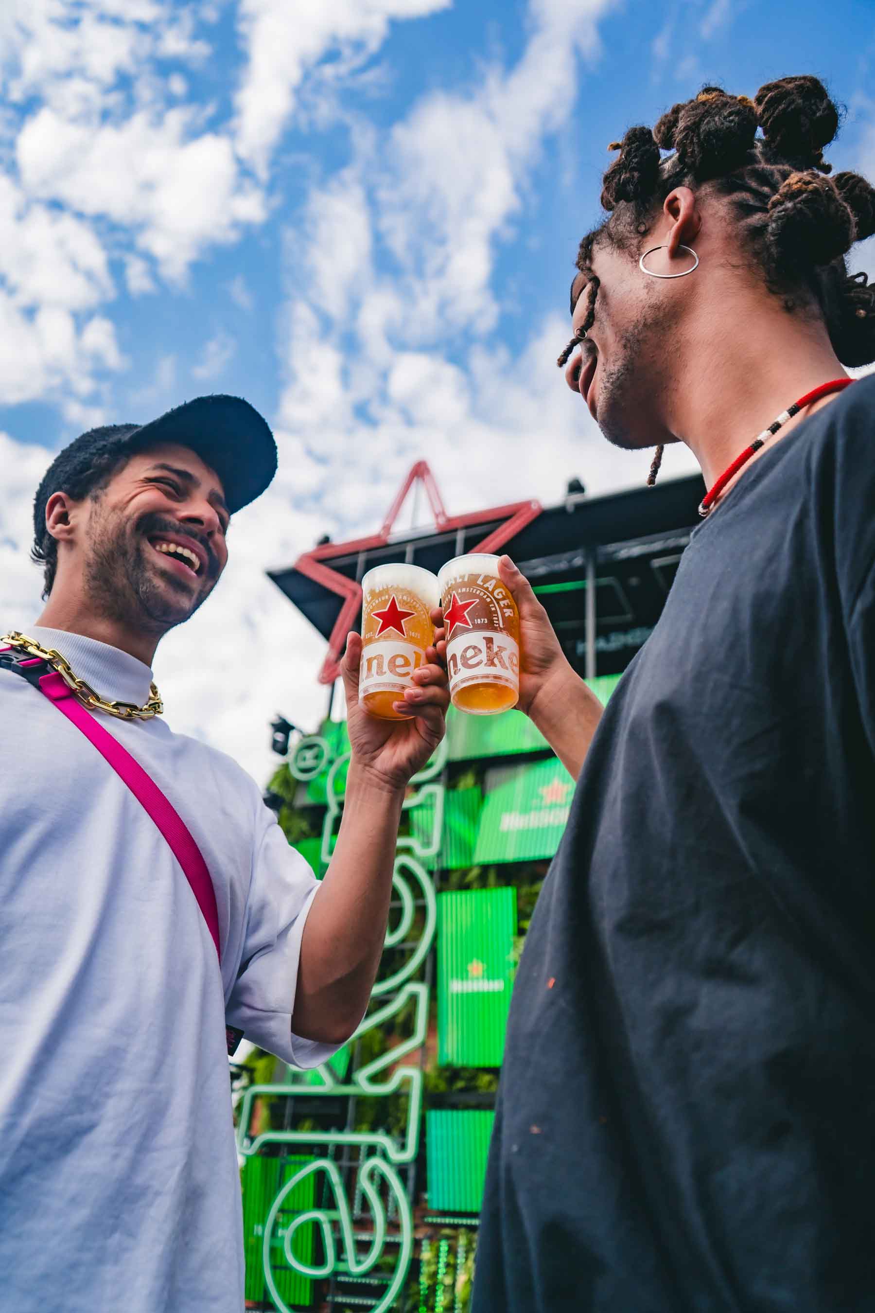 Brinde de Heineken em um evento